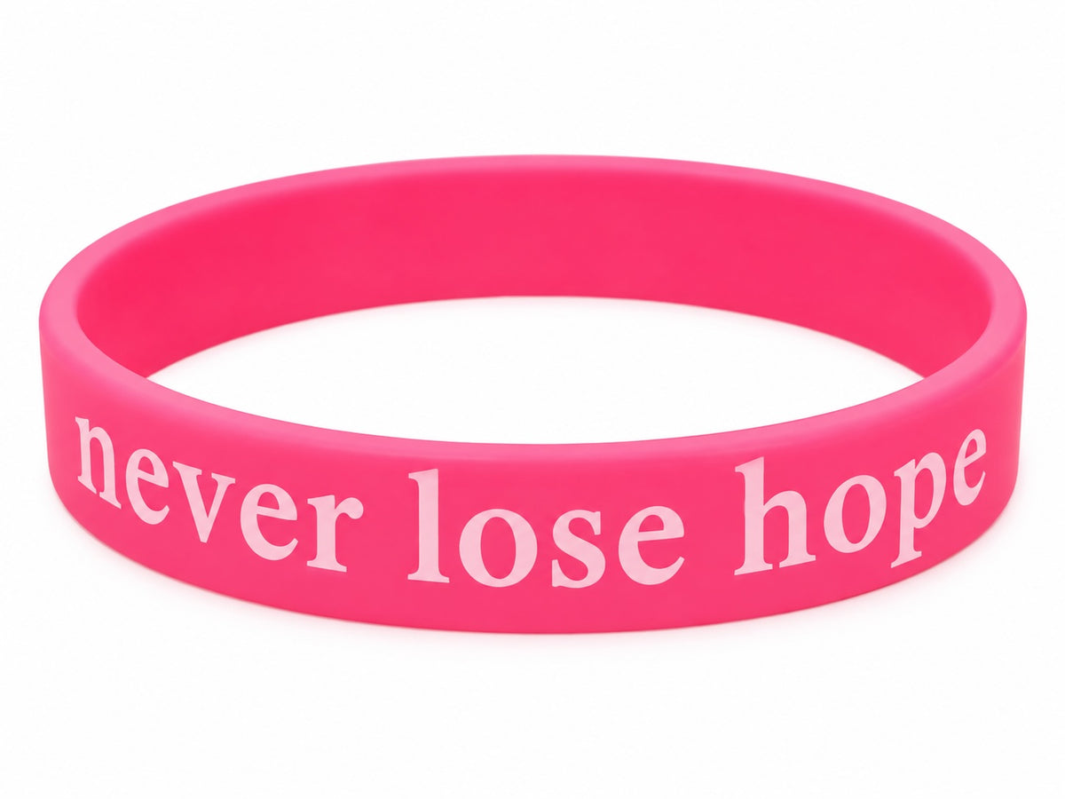 NEVER LOSE HOPE CANCER BRACELET
