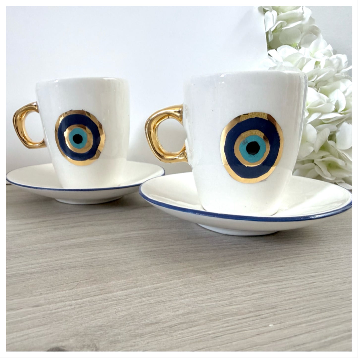 MYKONOS ESPRESSO CUP & SAUCER SET