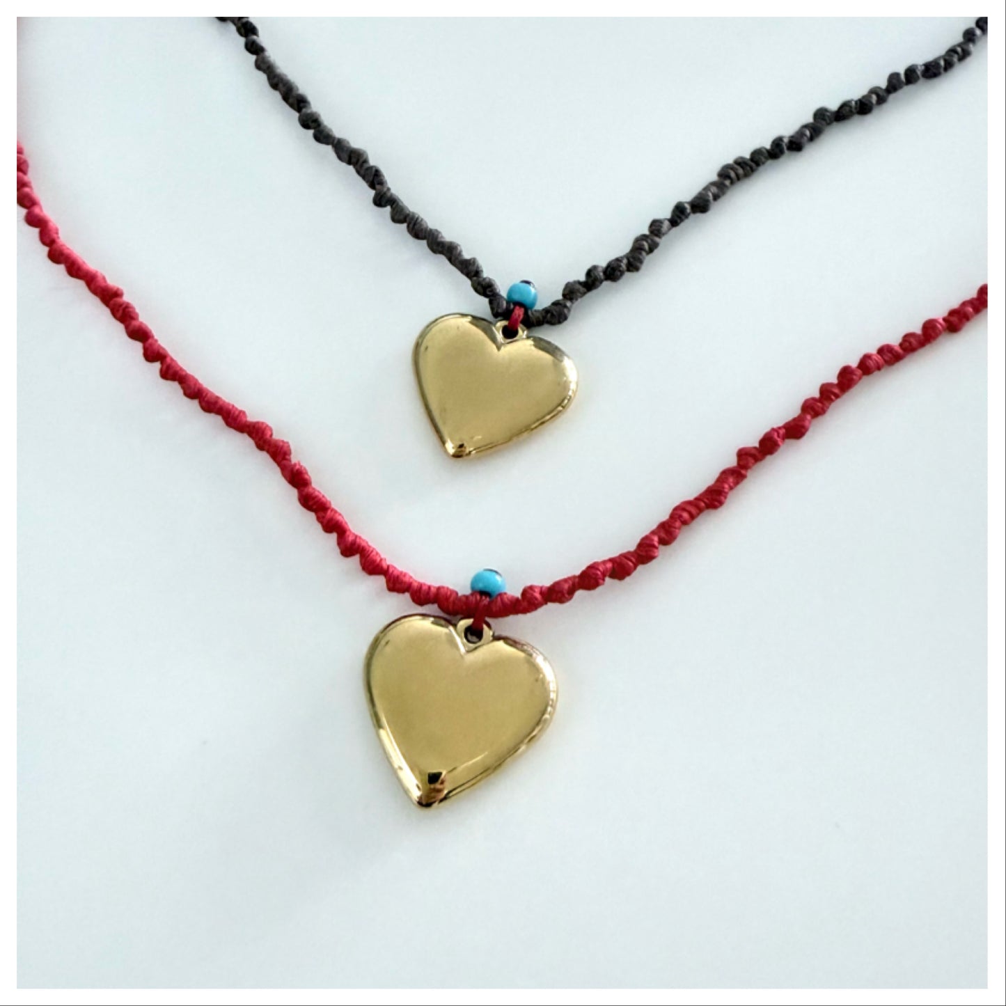 CHOKER WITH GOLD HEART CHARM