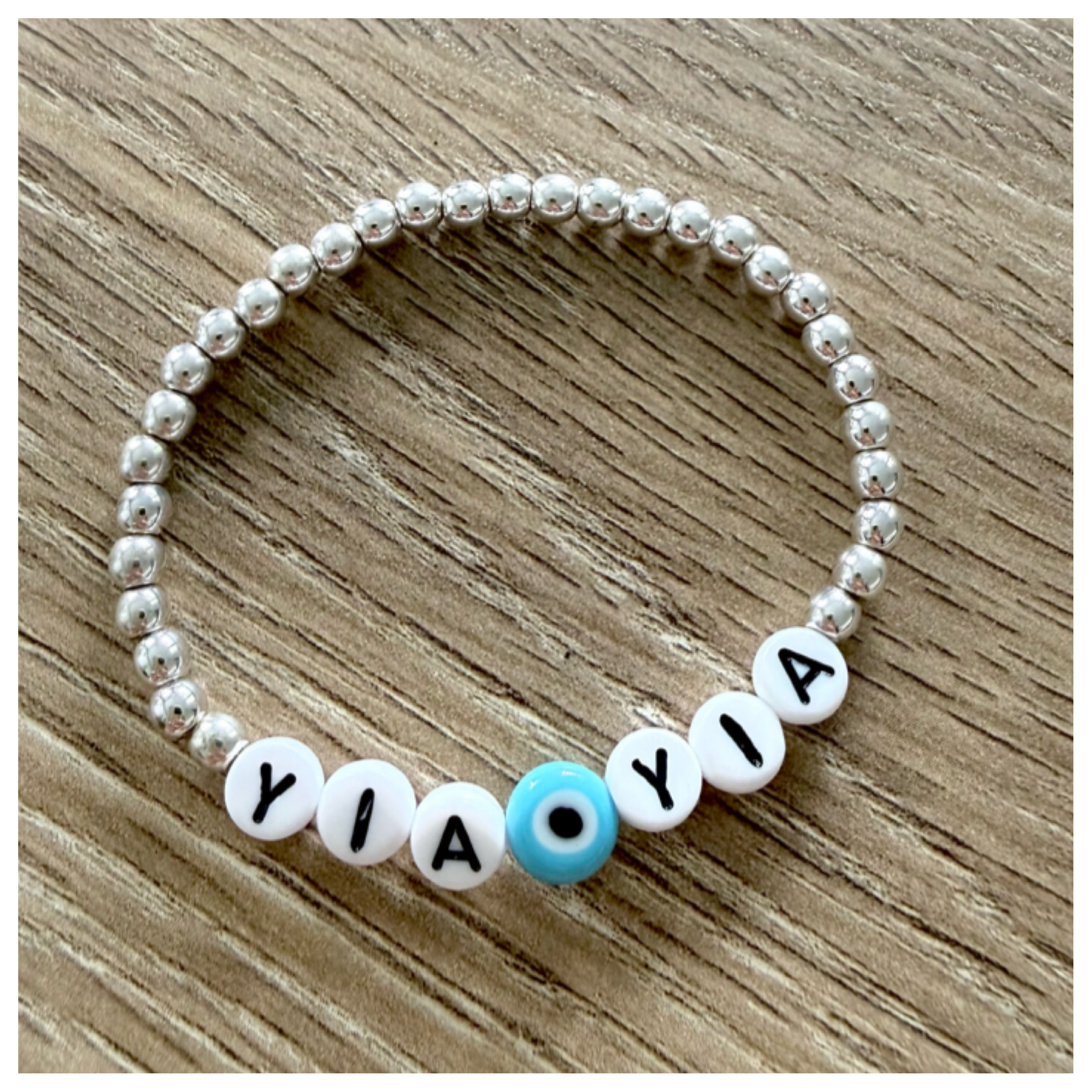 "YIA-YIA" HEMATITE BRACELET