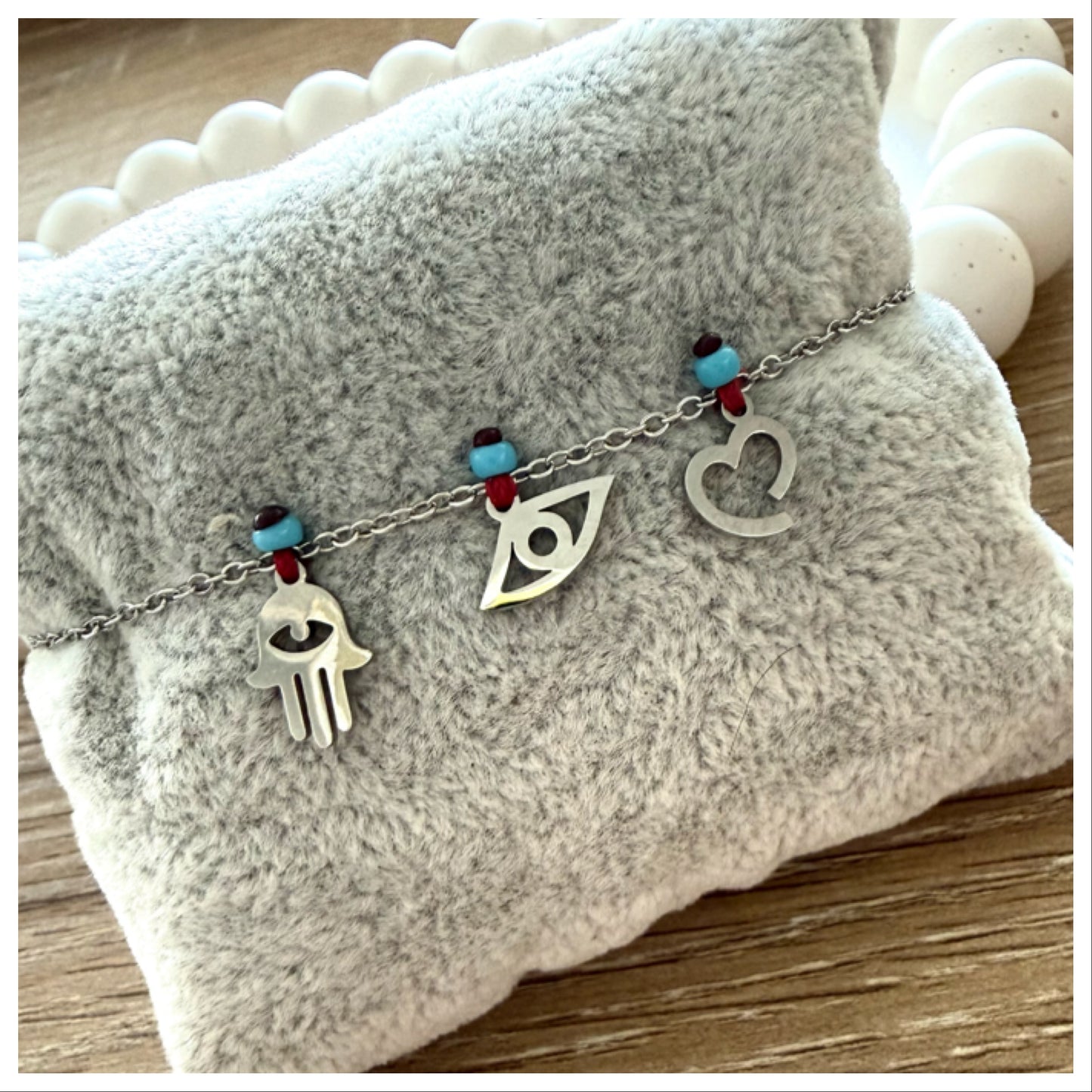 SILVER CHARM BRACELET