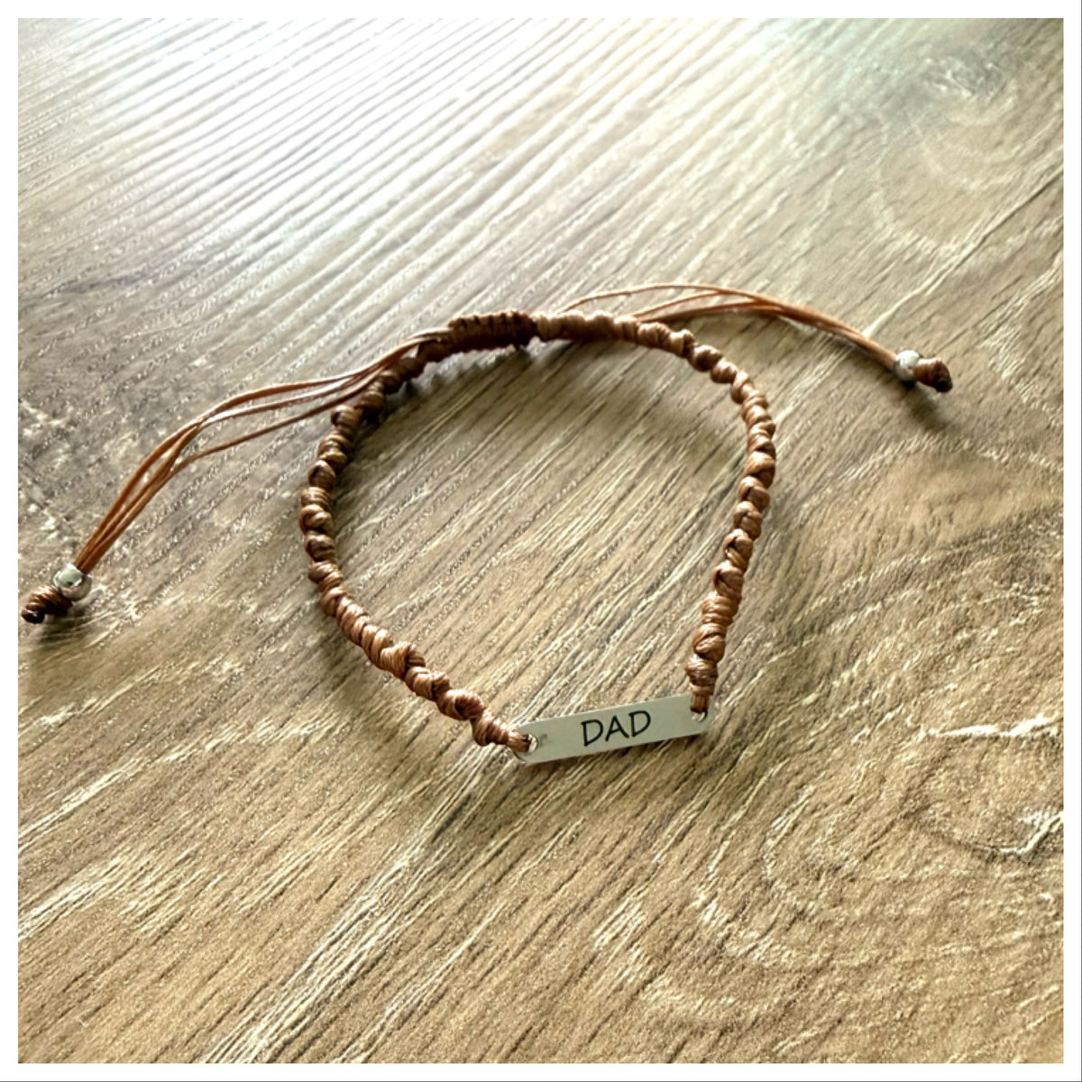 DAD ENGRAVED BRACELET