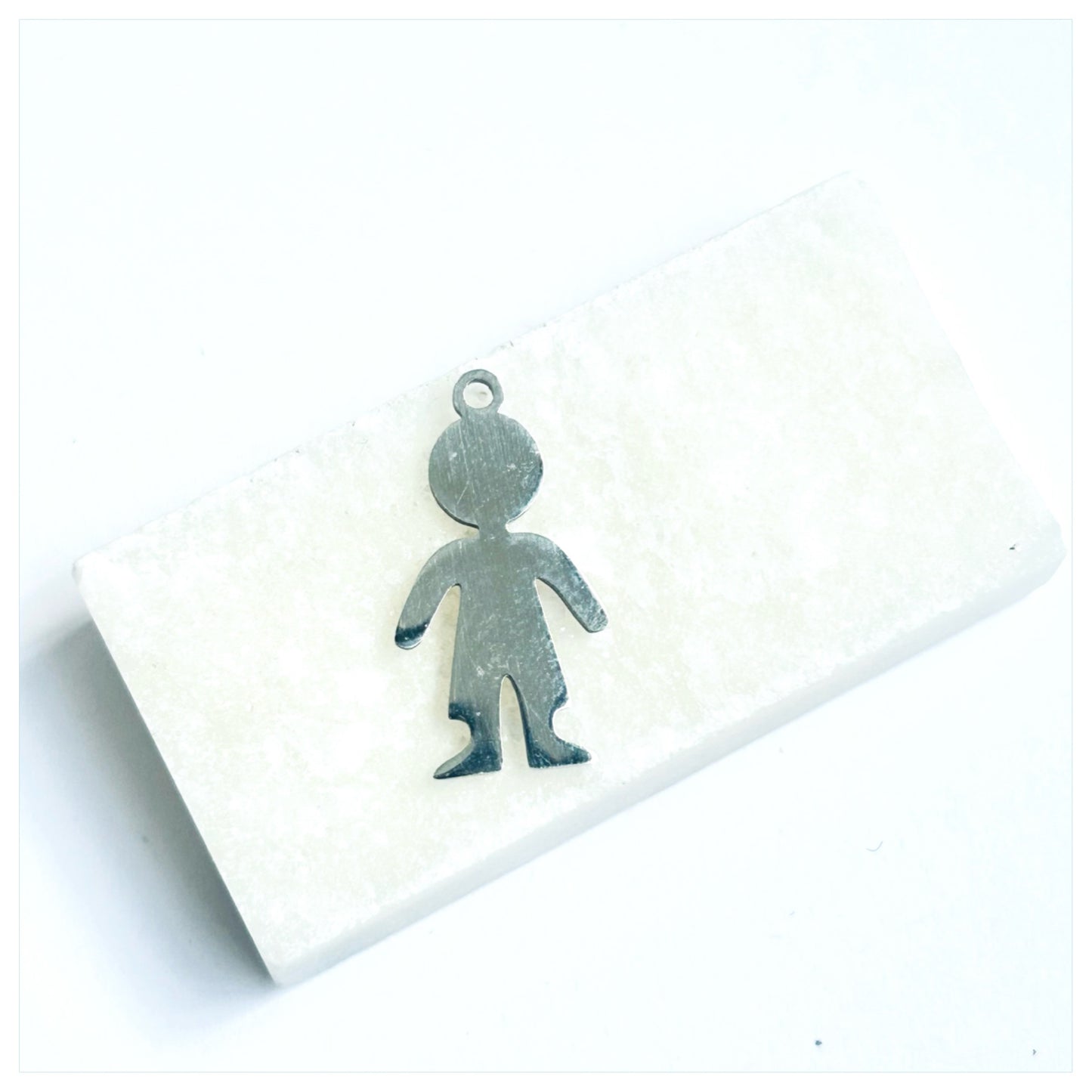 SILVER BOY CHARM