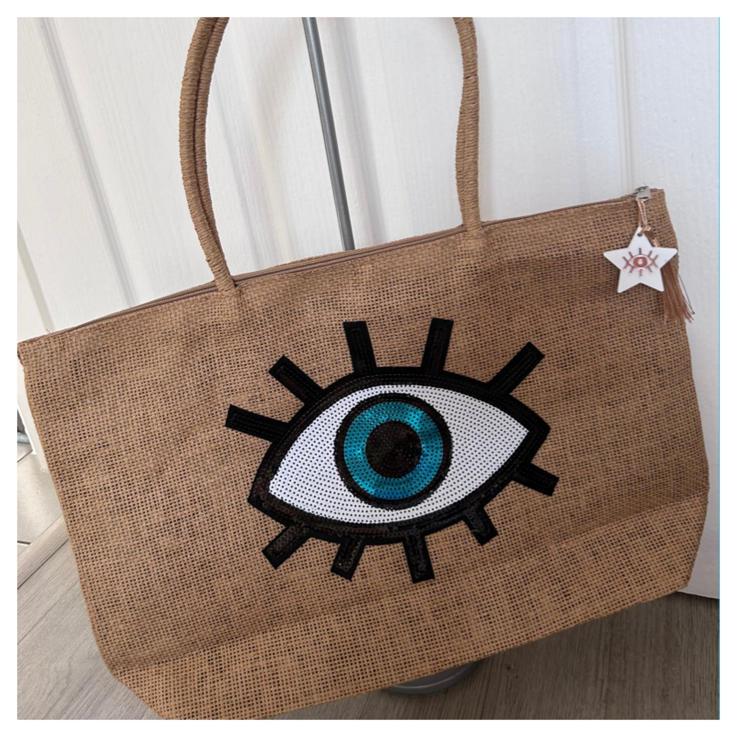 EVIL EYE BEACH BAG