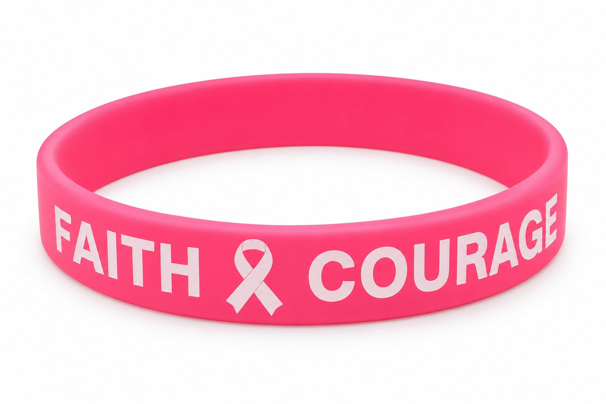 FAITH & COURAGE  CANCER BRACELET