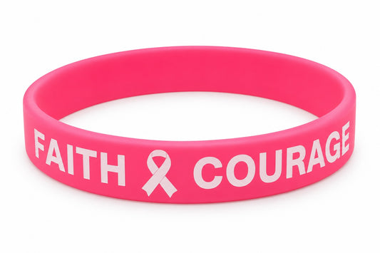 FAITH & COURAGE  CANCER BRACELET