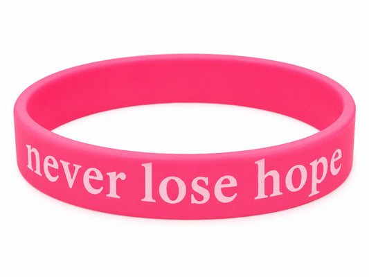 NEVER LOSE HOPE CANCER BRACELET