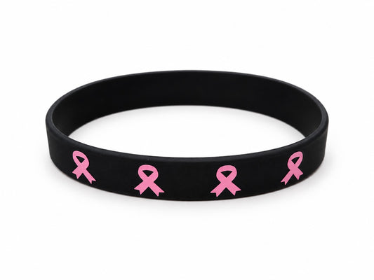 PINK RIBBON CANCER BRACELET