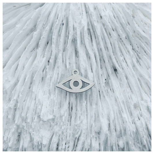SILVER EVIL EYE 5