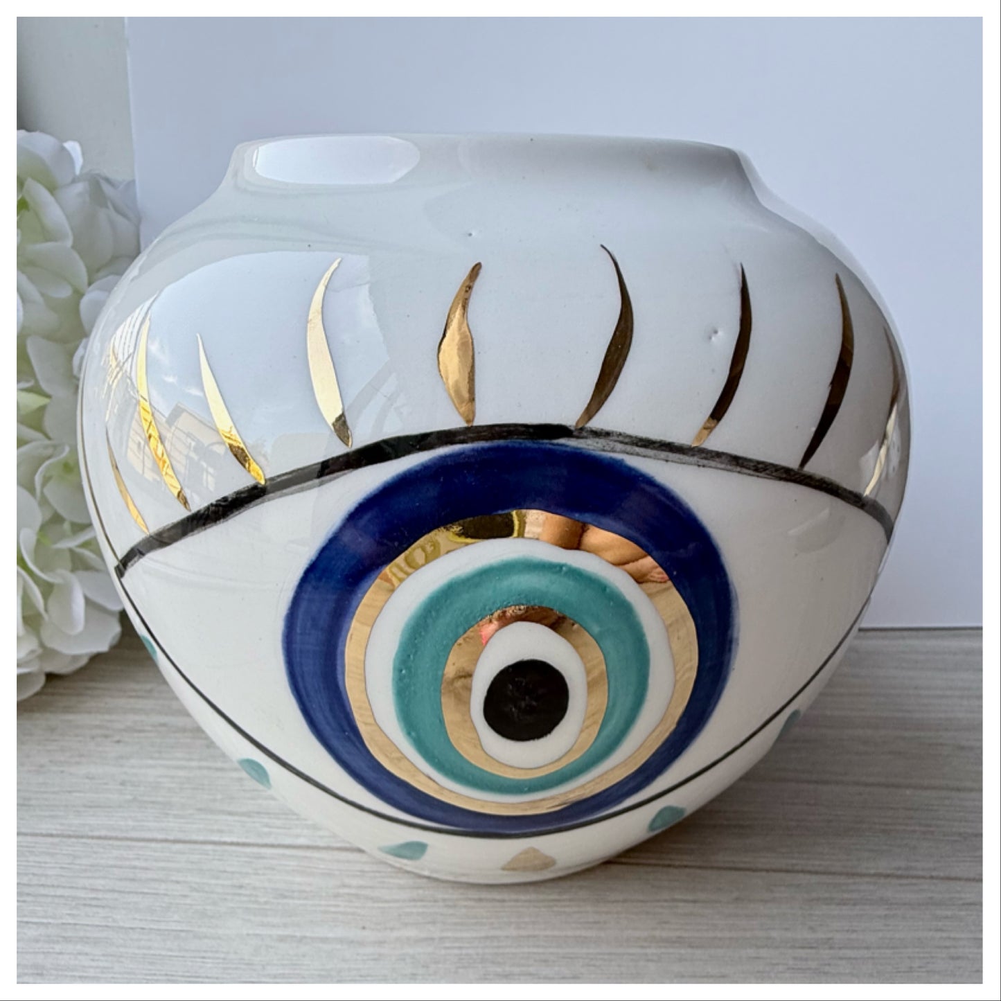 NAXOS EVIL EYE VASE