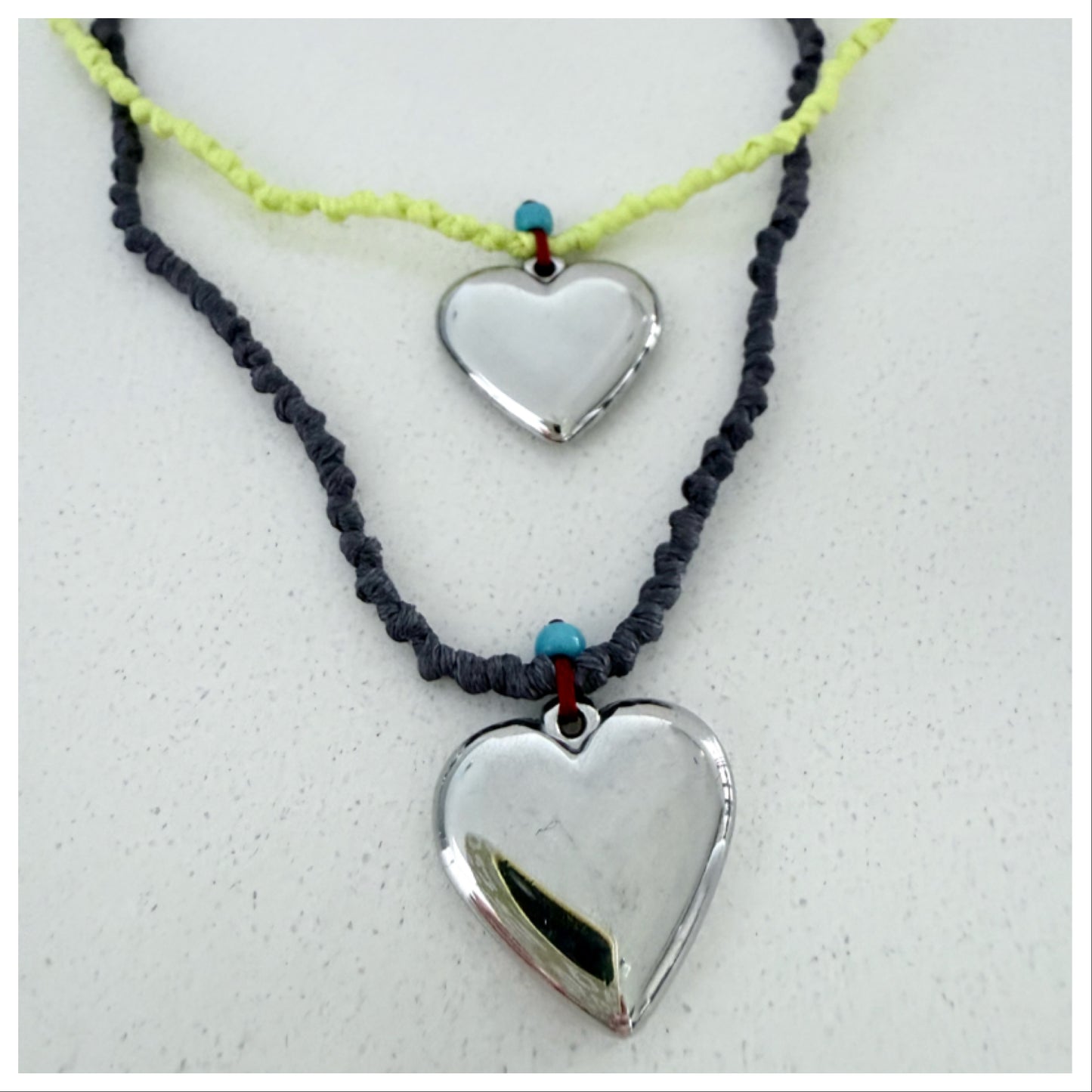 CHOKER WITH SILVER HEART CHARM