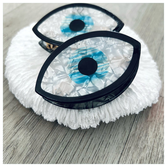EVIL EYE HAIR CLAW