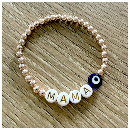 "MAMA " HEMATITE BRACELET