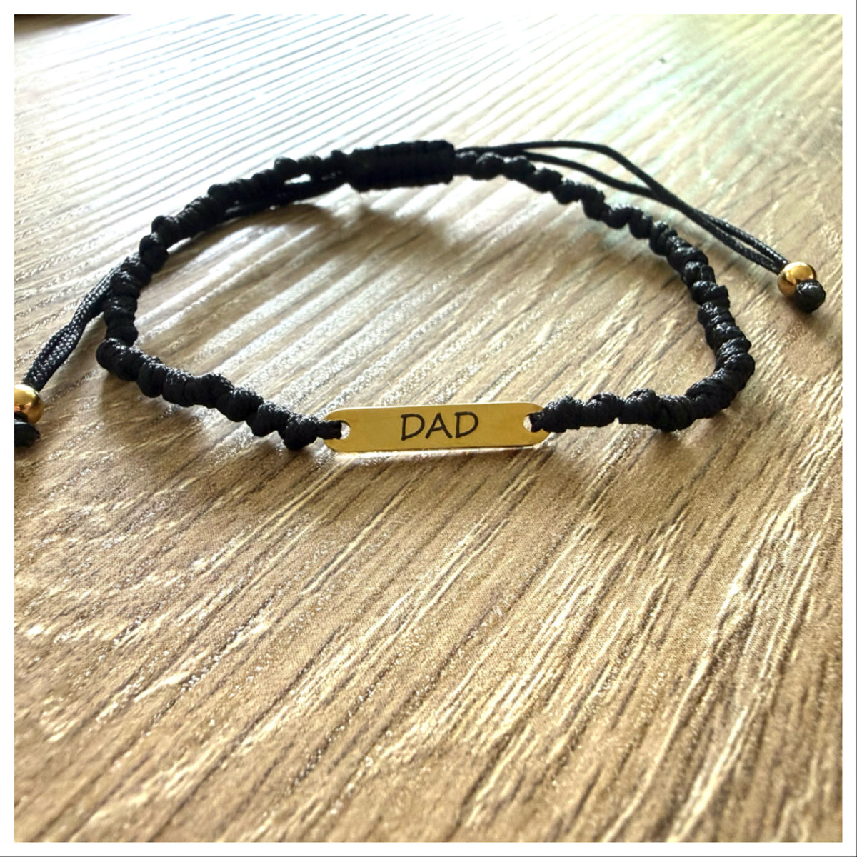 DAD ENGRAVED BRACELET
