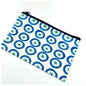 CANVAS EVIL EYE COSMETIC BAG