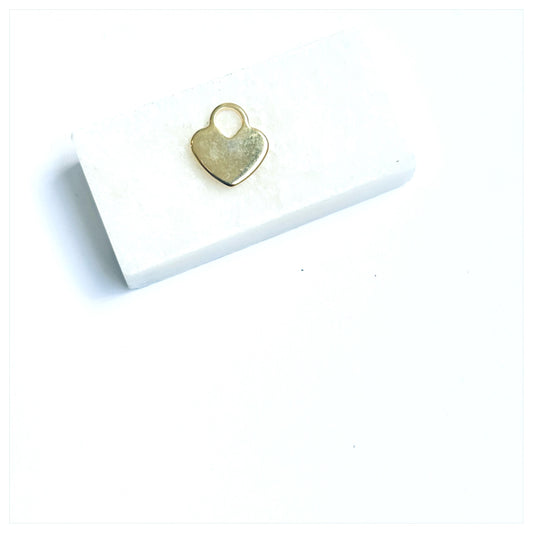 GOLD HEART 1 CHARM