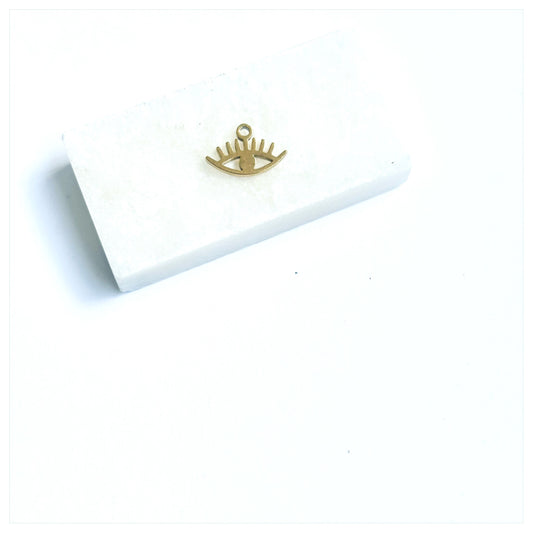 GOLD EVIL EYE CHARM
