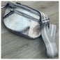 SILVER METALLIC CROSSBODY BAG