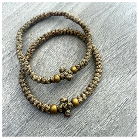 LIGHT BROWN KOMBOSKINI