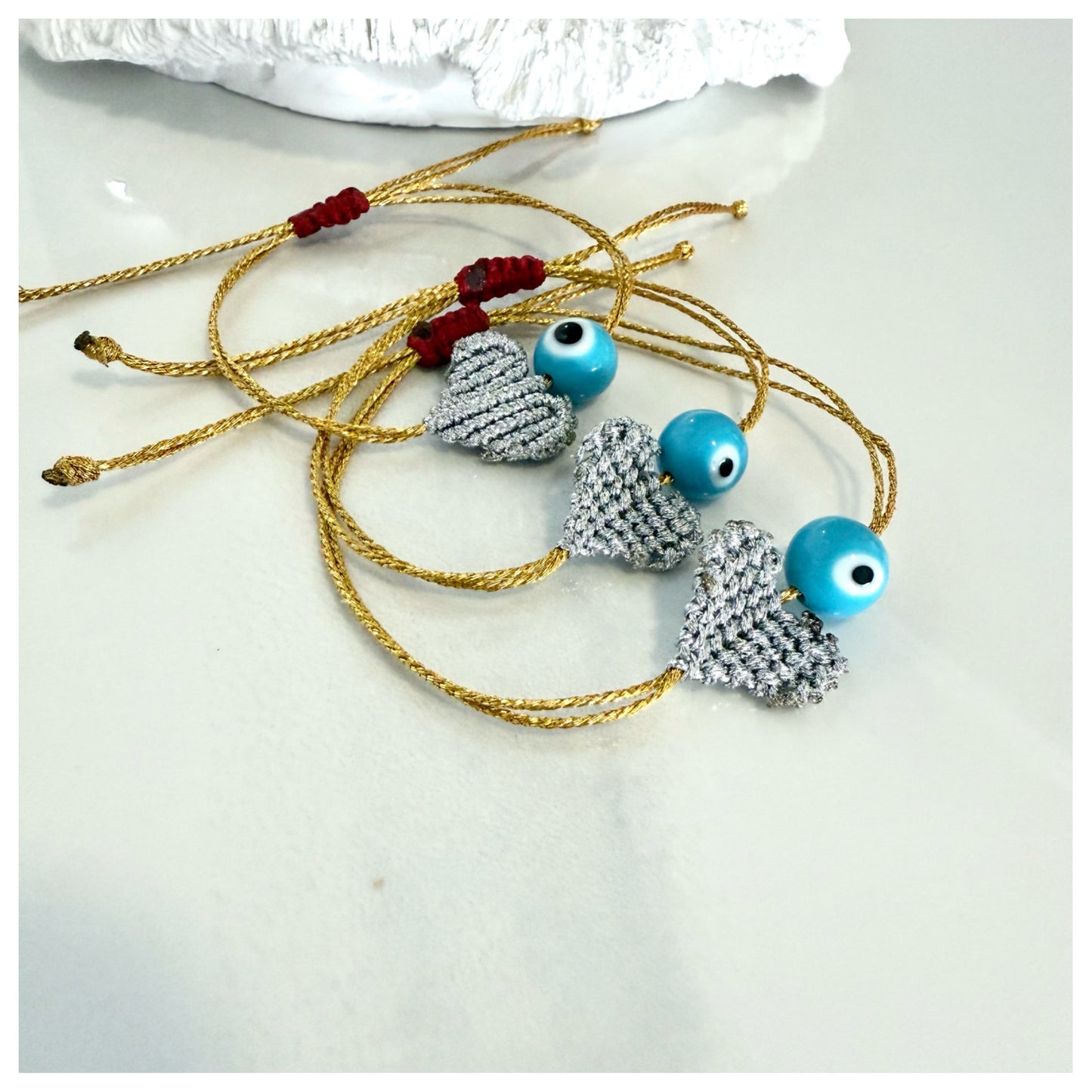 MACRAME HEART & MATI BRACELET