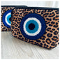 ANIMAL PRINT NEOPRENE COSMETIC BAG